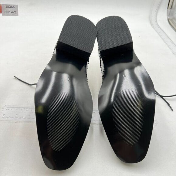 Black Men\'s Stylish Closed Cap Toe Low Heel Derby Oxfords Lace-Up Comfort Shoes main image 7